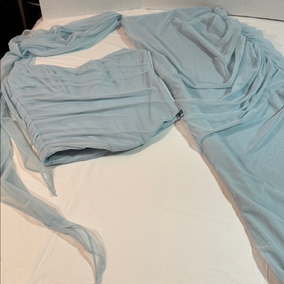 House of CB Light Blue Maxi Dress - Picture 2 of 7